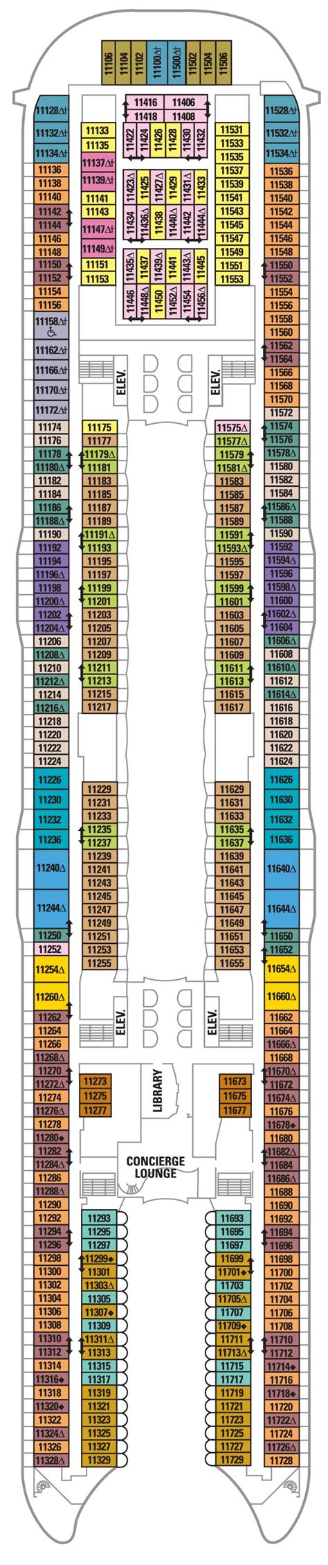 allure of the seas deck plan 11.